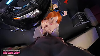 Demi Hawks' Vr Bukkake Experience As Gadget Hackwrench In Erotic 3d Video