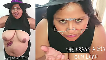 Belly Full Of Cum For Halloween