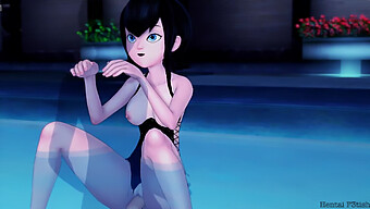 Video Sexual Junto A La Piscina De Mavis: Un Encuentro Caliente En El Hotel Transylvania