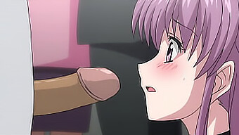 White Girl With Natural Tits Gets Cumming In Anime Porn