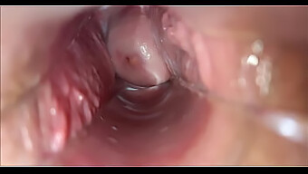 Intense Close-Up Of A Woman Reaching A Climax Through Her Vagina