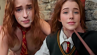 Hermione Granger Ile Pov Videosunda Sert Seks Için Hazır Olun!