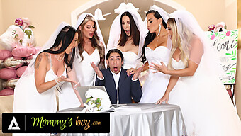 Mature Bride Gets Rough Reverse Gangbang By Angry Milfs For Wedding Planning Error