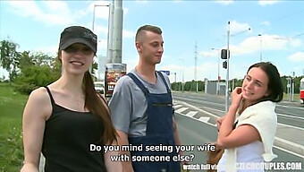 Czech Teen Experiences Outdoor Public Sex With Oral And Anal