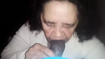 Amateur Granny With Dentures Gets Pounded By A Big Black Cock