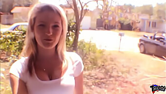 Experience The Thrill Of Pov Porn With A Petite Blonde Babe