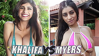 Mia Khalifa And Violet Myers Compete In A Sensual Rematch