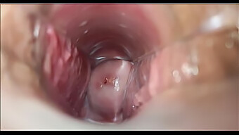 A Very Close View Of A Woman’s Orgasm And Her Vagina.